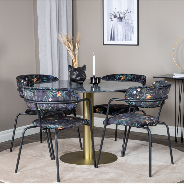 ScanMod Design Esstischgruppe Roth mit 4 Stühlen Wayfair.de